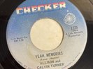ALLISON AND CALVIN TURNER   YEAH MEMORIES   CHECKER 1229   Rare Soul Funk 45