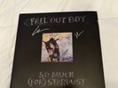 FALL OUT BOY SO MUCH FOR STARDUST 12X12 VINYL COVER SIGNED BY PETE +PATRICK
