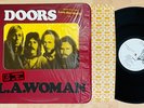 DOORS LA Woman '71 1st press White Label Radio Promo Elektra-Shrink w/HYPE-nice