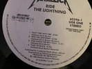 METALLICA RIDE THE LIGHTNING LP 1985 WHITE LABEL PROMO LP SLAYER IRON MAIDEN