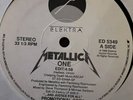 METALLICA ONE WHITE LABEL PROMO 12” VINYL UNPLAYED 1988 SLAYER IRON MAIDEN RARE