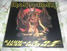 IRON MAIDEN -FROM HERE TO ETERNITY- AWESOME RARE LTD ED PRESS  EP VINYL SHAPPED