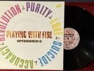 SPACEMEN 3   PLAYING WITH FIRE ORIG. U.K. PRESS BOMP RECORD 1988 BEAUTIFUL COPY