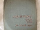 Disque Stravinsky Par Marcelle Meyer