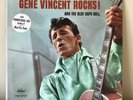 GENE VINCENT: Rocks and Blue Caps Roll US Capitol  Promo Rockabilly Vinyl LP