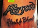 POISON: Flesh & Blood 1990 LP Vinyl SEALED w/HYPE STICKER