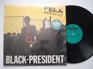 FELA ANIKULAPO KUTI Black President NM- CAPITOL Original '84 Afrobeat LP shrink
