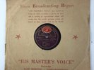 Vintage Vinyl (Shellac) 78 Record His Master Voice(Drip Drip Drip Sloppy Lagoon)