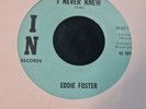 EDDIE FOSTER -I NEVER KNEW - NORTHERN SOUL