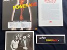 AC/DC - Powerage 1978 U.S. 1st Press Promo w/ Sticker Letter Photo
