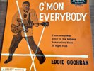 Eddie Cochran - C'Mon Everybody EP Stunning Orange Sleeve