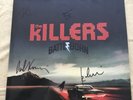 The Killers Battleborn signed LP including Brandon Flowers . double red vinyl