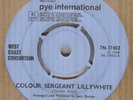 WEST COAST CONSORTIUM*COLOUR SERGEANT LILLYWHITE*PSYCH*THE PYE LABEL*HEAR IT