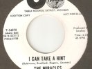THE MIRACLES I Can Take A Hint A Love Count On TAMLA DJ  MOTOWN NORTHERN SOUL 45