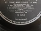 The Beatles LP Sgt Peppers UK Mono 1st Press NO DAY IN THE LIFE CREDIT COMPLETE