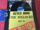 Sex Pistols Never Mind The Bollocks 1977,   Repro Poster . God Save 7 Inch Vinyl