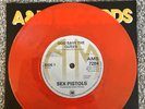 Sex Pistols God Save the Queen A&M Repro 7 inch Record - Orange Vinyl