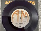 Sex Pistols God Save the Queen A&M Repro 7 inch Record - PURPLE Vinyl