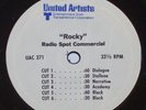 ROCKY Rare Radio Spot Advertising Seven Inch Vinyl 1976 Iconic Film STALLONE