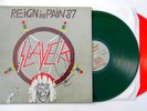 SLAYER HAND SIGNED TOM ARAYA REIGN IN PAIN ’87 LIVE 1987 GREEN/ORANGE DBL LP