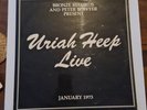 DOUBLE VINYL LP URIAH HEEP LIVE JANUARY 1973 ISLD 1 UK 1ST PRESS
