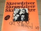 All skrewed up Vinyl 1977 Chiswick screw driver. Punk Oi UK Chiswick CH3/W.