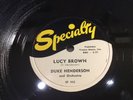 DUKE HENDERSON (BIG DUKE) SPECIALTY 442-LUCY BROWN/COUNTRY GIRL BLUES 78 1952 EX