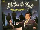 MEL WILLIAMS: ALL THROUGH THE NIGHT 1958 DIG LP 103 VINYL VG+ RARE (JOHNNY OTIS)