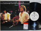 Rod Stewart Unplugged...and Seated 1993 LP Lyric W/In NM- NM Promo Hyper Sticker