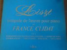 FRANCE CLIDAT / LISZT complete piano works vol.3   / VEGA 4 LP