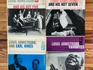 Louis Armstrong Story Vol 1-4 LP Vinyl Set Columbia 2-Eye Mono 60's Press NM/VG+
