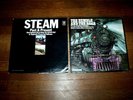 STEAM TRAINS( 2 ) vinyl LP lot: RUMBLE & THE ROAR johnny cash / BRITISH RAIL vg+