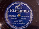 Bluebird 9008 Robert Petaway BERTHA LEE BLUES  78 rpm BLUES E  Delta