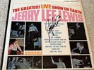 JERRY LEE LEWIS THE GREATEST LIVE SHOW ON EARTH **AUTOGRAPHED**