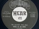 Bluegrass Gospel Bopper 45 THE CALVARY TRIO Wings of An Angel / Love ECHO hear
