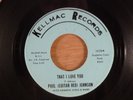 Paul (Guitar Red) Johnson Kenneth Wells  That I Love You/Red Rock  Northern Soul