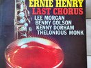 Ernie Henry, Last Chorus, Riverside, RLP 12-266 Original Pressing
