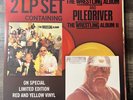 WWE WWF Piledriver The Wrestling Album 2 Double LP Vinyl Record Hulk Hogan Red