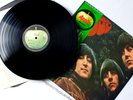 VINTAGE APPLE THE BEATLES RUBBER SOUL VINYL LP NM