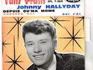 Johnny HALLYDAY  Tutti frutti   RARE Fonds ORANGE (languette)   7'  EP 45 tours
