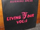 BURNING SPEAR - LIVING DUB VOLUME 1.  1980 JAMAICAN DUB REGGAE LP