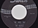 THE BEATLES    SHE LOVES YOU   ORIGINAL SWAN 45 W/O DON'T DROP OUT