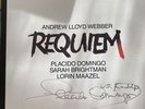 LP, REQUIEM - Vinyl, SIGNED  Placido Domingo, RARE COLLECTORS