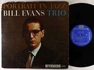 Bill Evans Trio - Portrait In Jazz LP - Riverside - RLP 12-315 Mono DG