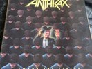 Anthrax Among The Living 1986 Vinyl LP Catalogue ILPS 9865 With Lyrics Inner VG