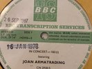 Joan Armatrading In Concert 162 BBC Transcription LP Vinyl Record Live Disc 1977