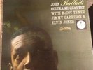 John Coltrane Quartet Ballads Impulse Canada 1963 stereo VAN GELDER vinyl