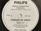 EMILIO SANTIAGO Ensaios De Amor / Dentro De Voce PHILIPS RARE DISCO MPB BRAZIL