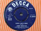 Jimmy Winston and His Reflections 45  Sorry She's Mine  1968 EX+ Mod / Freakbeat