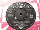 KETTY LESTER Please Don't Cry Anymore UK 1964 ORIGINAL RCA 1403